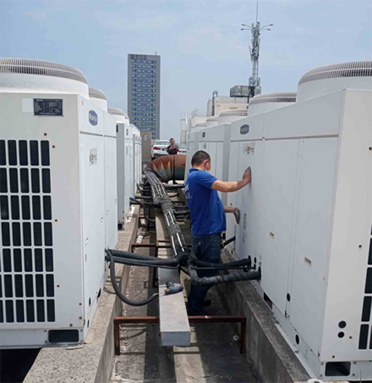 洛江中央空调制热和不制冷系统维修方法